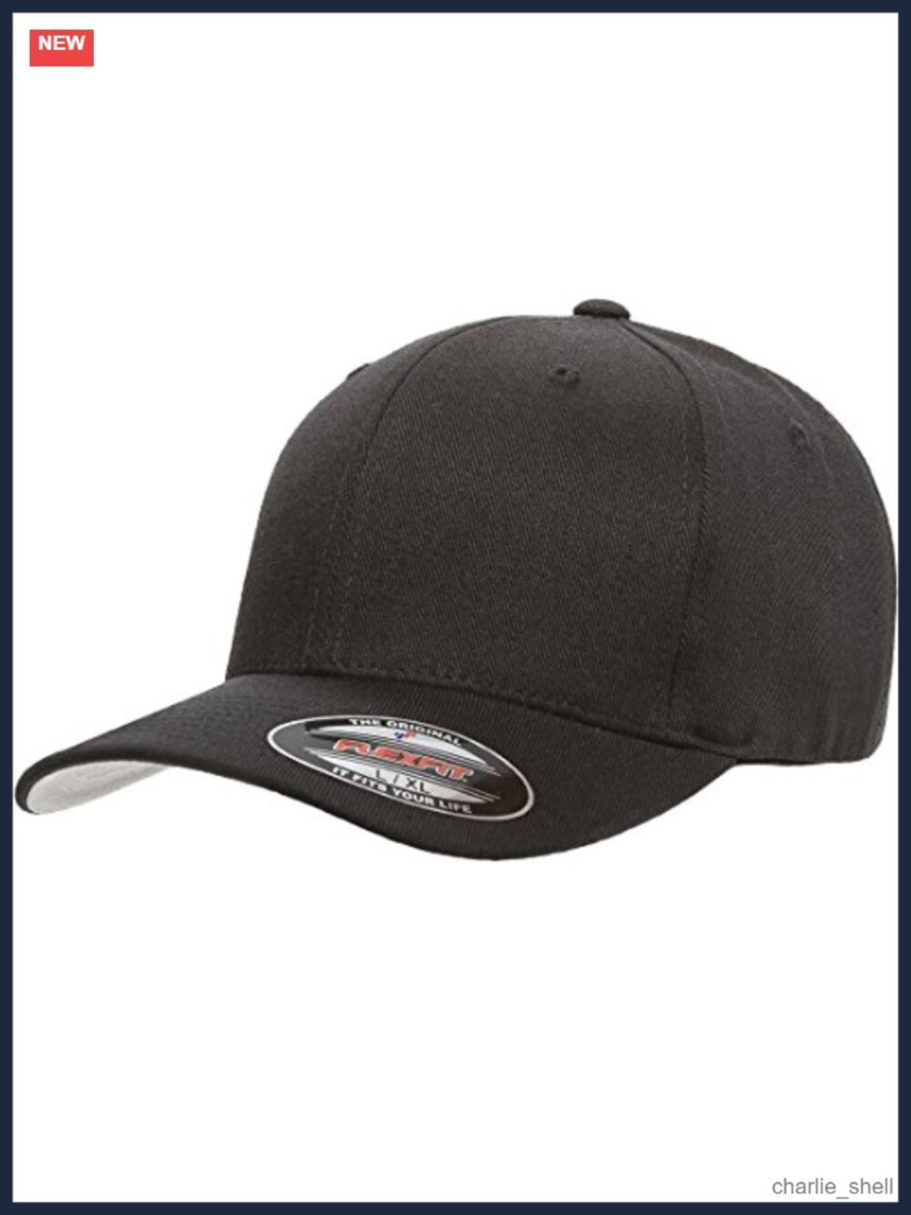 Wool Blend Baseball Cap Fitted Curved Visor Sun Protection